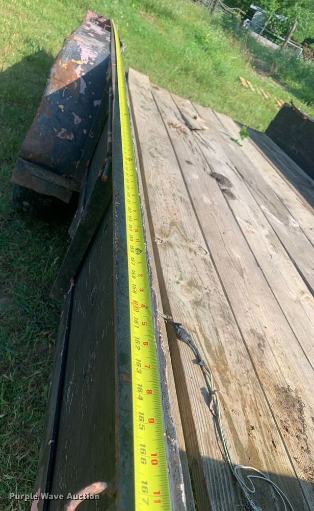 image for item LH9644 1998 Shop built  utility trailer