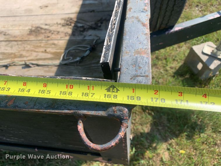 image for item LH9644 1998 Shop built  utility trailer