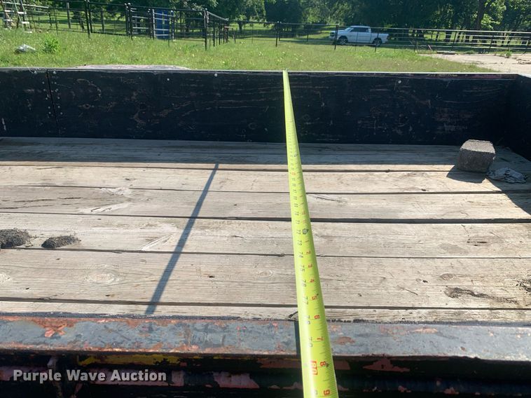 image for item LH9644 1998 Shop built  utility trailer