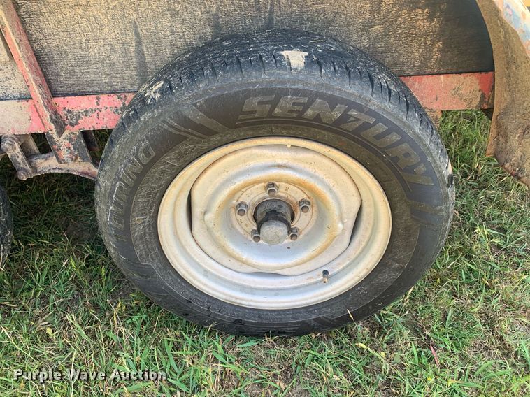 image for item LH9644 1998 Shop built  utility trailer