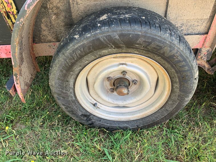 image for item LH9644 1998 Shop built  utility trailer