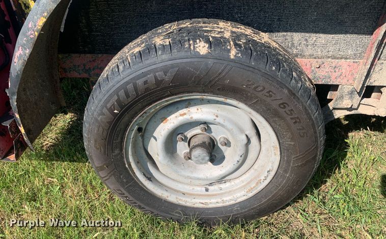 image for item LH9644 1998 Shop built  utility trailer