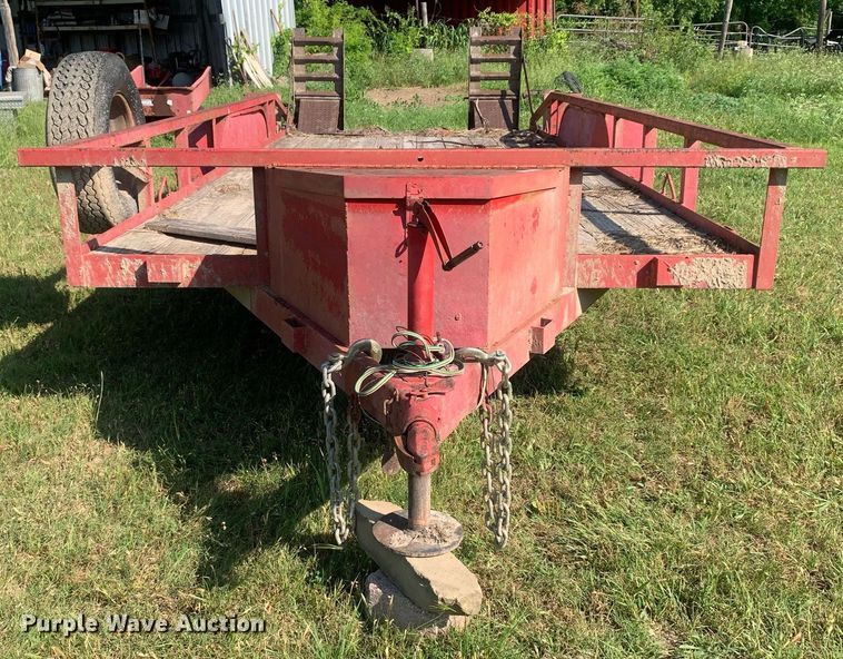 image for item LH9646 1987 Shop built  utility trailer