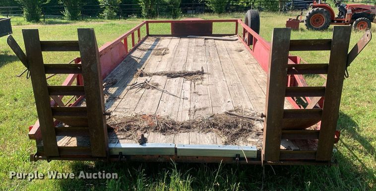 image for item LH9646 1987 Shop built  utility trailer