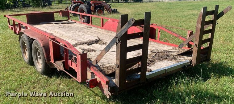 image for item LH9646 1987 Shop built  utility trailer