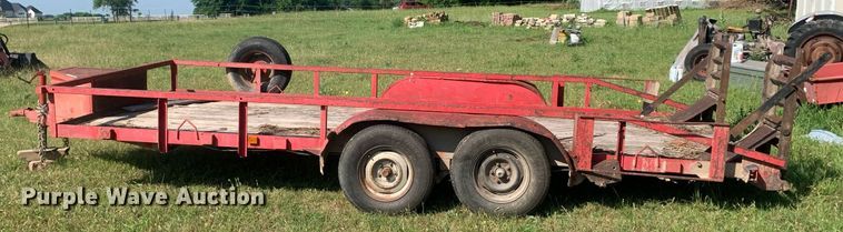 image for item LH9646 1987 Shop built  utility trailer