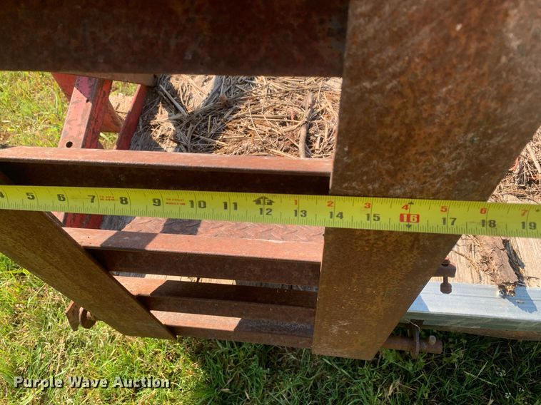 image for item LH9646 1987 Shop built  utility trailer