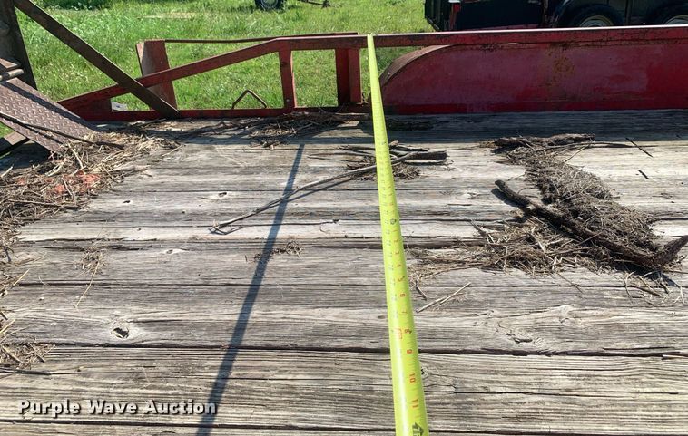 image for item LH9646 1987 Shop built  utility trailer