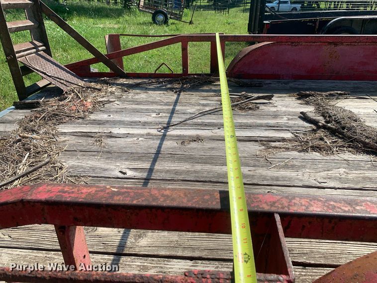 image for item LH9646 1987 Shop built  utility trailer