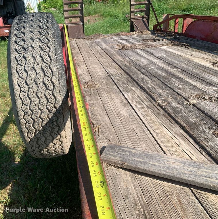 image for item LH9646 1987 Shop built  utility trailer