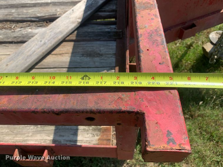 image for item LH9646 1987 Shop built  utility trailer