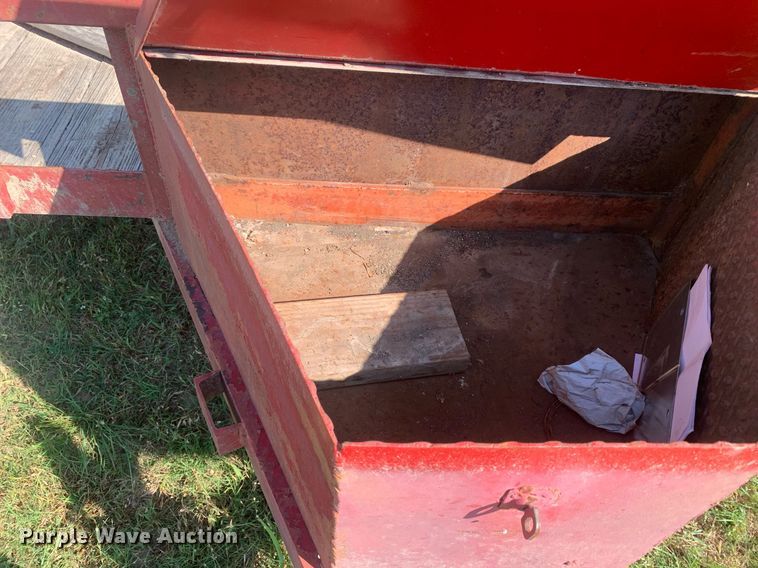 image for item LH9646 1987 Shop built  utility trailer