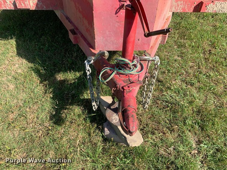 image for item LH9646 1987 Shop built  utility trailer