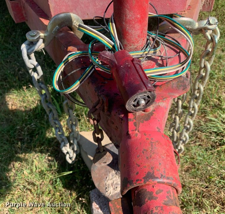 image for item LH9646 1987 Shop built  utility trailer