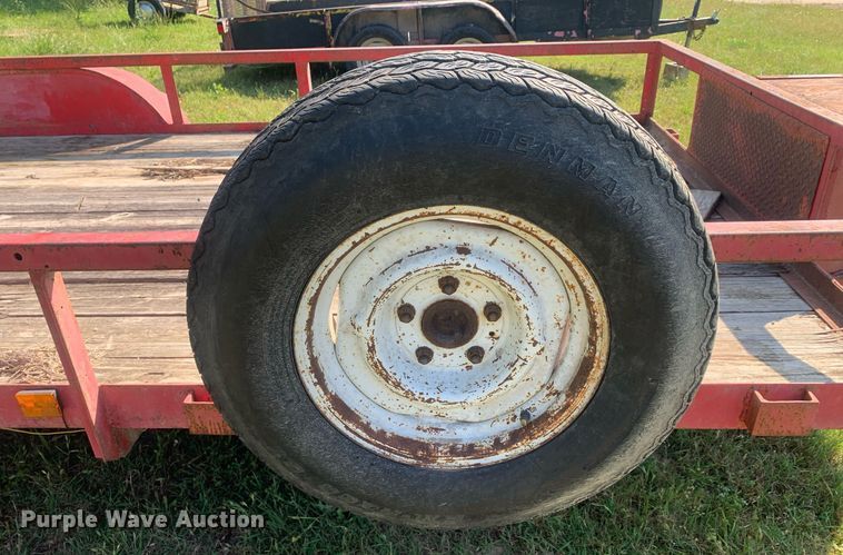 image for item LH9646 1987 Shop built  utility trailer