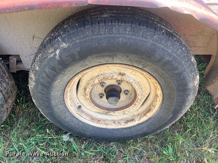 image for item LH9646 1987 Shop built  utility trailer