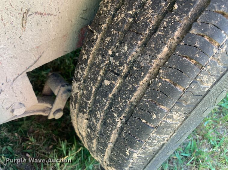 image for item LH9646 1987 Shop built  utility trailer