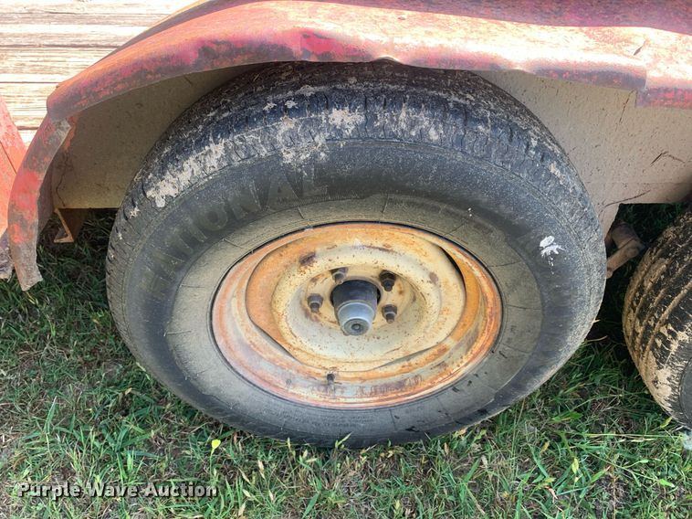 image for item LH9646 1987 Shop built  utility trailer