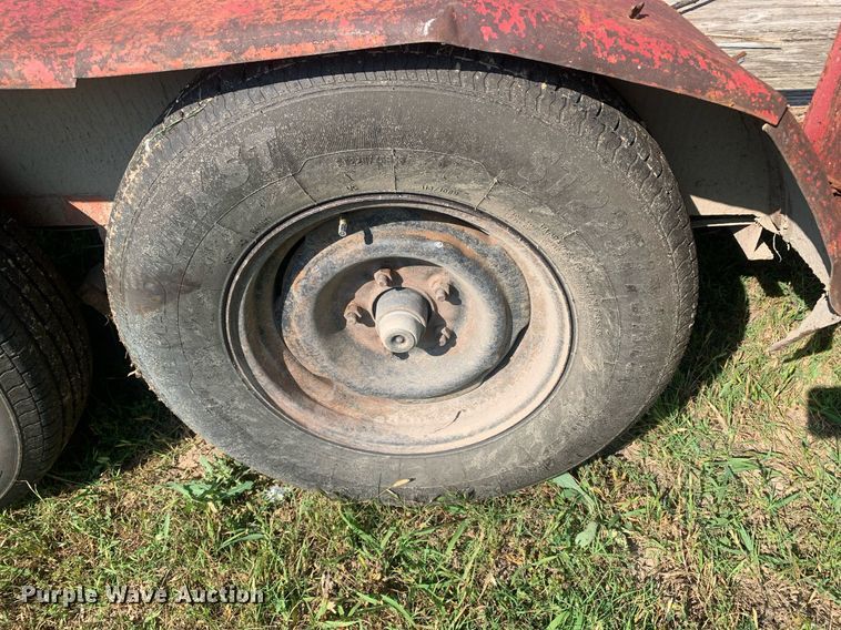 image for item LH9646 1987 Shop built  utility trailer