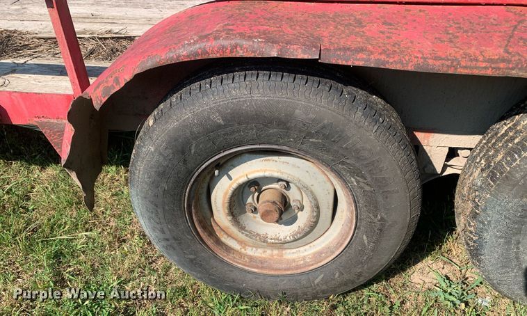 image for item LH9646 1987 Shop built  utility trailer