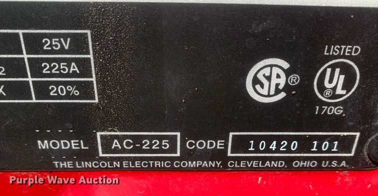 image for item LH9647 Lincoln AC-225  welder