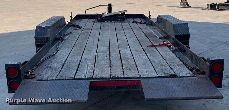 image for item LJ9741 2018 Lucon 7T192THDBW  tilt deck equipment trailer