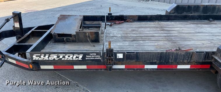 image for item LJ9741 2018 Lucon 7T192THDBW  tilt deck equipment trailer