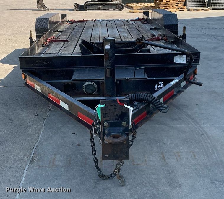 image for item LJ9743 2018 Lucon 7T192THDBW  tilt deck equipment trailer