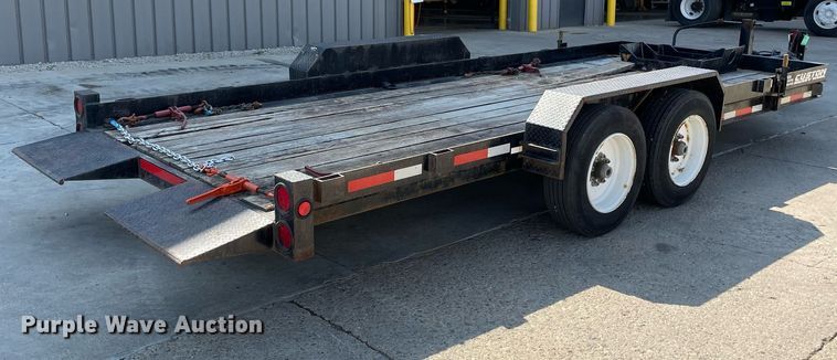 image for item LJ9743 2018 Lucon 7T192THDBW  tilt deck equipment trailer