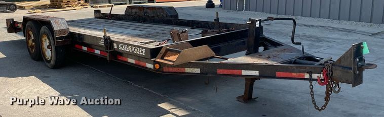 image for item LJ9744 2018 Lucon 7T192THDBW  tilt deck equipment trailer