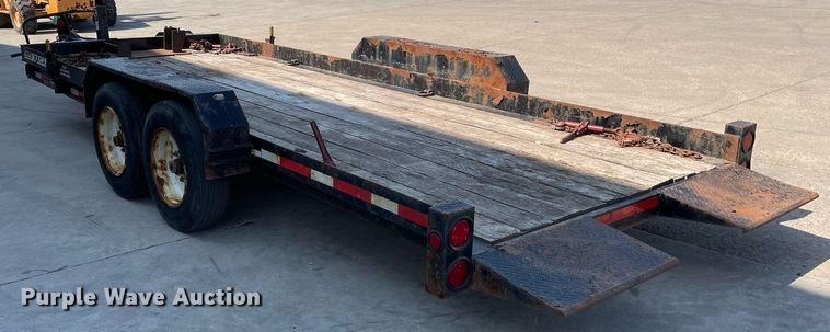 image for item LJ9744 2018 Lucon 7T192THDBW  tilt deck equipment trailer