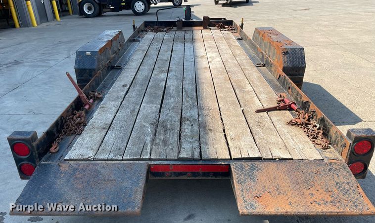 image for item LJ9744 2018 Lucon 7T192THDBW  tilt deck equipment trailer