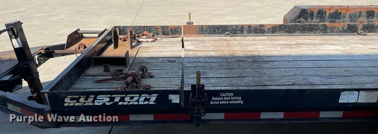 image for item LJ9744 2018 Lucon 7T192THDBW  tilt deck equipment trailer