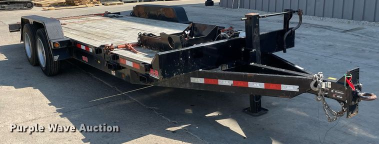 image for item LJ9745 2021 Behnke Enterprise Inc. TBCT2016ET  tilt deck equipment trailer