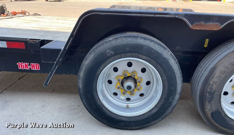 image for item LJ9745 2021 Behnke Enterprise Inc. TBCT2016ET  tilt deck equipment trailer