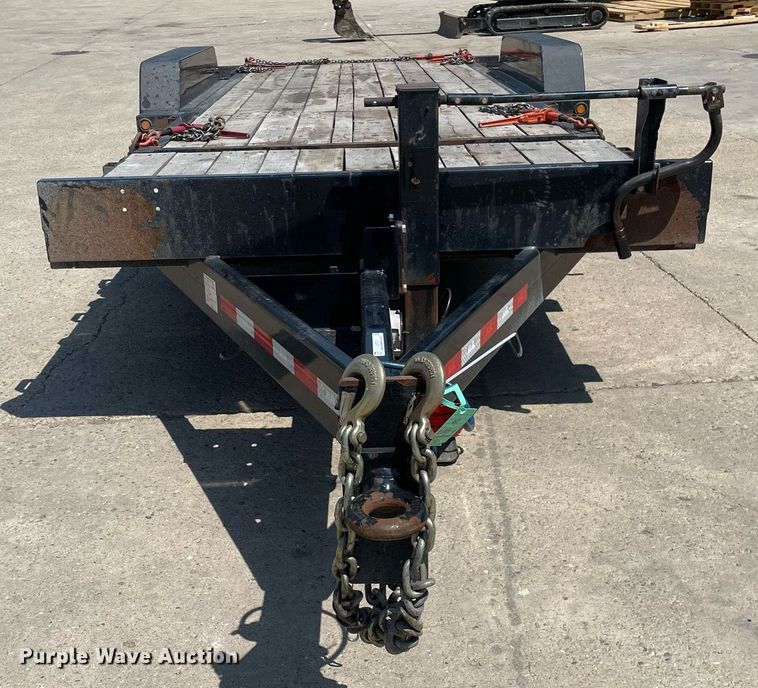 image for item LJ9751 2021 Behnke Enterprise Inc. TBCT2224ET-12K-XL  tilt deck equipment trailer