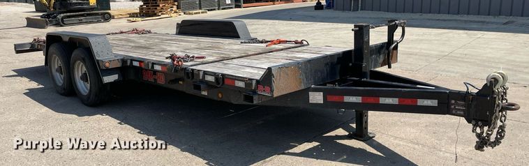 image for item LJ9751 2021 Behnke Enterprise Inc. TBCT2224ET-12K-XL  tilt deck equipment trailer