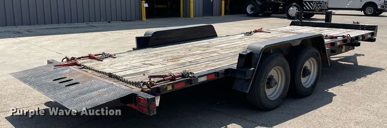 image for item LJ9751 2021 Behnke Enterprise Inc. TBCT2224ET-12K-XL  tilt deck equipment trailer