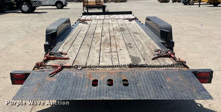 image for item LJ9751 2021 Behnke Enterprise Inc. TBCT2224ET-12K-XL  tilt deck equipment trailer