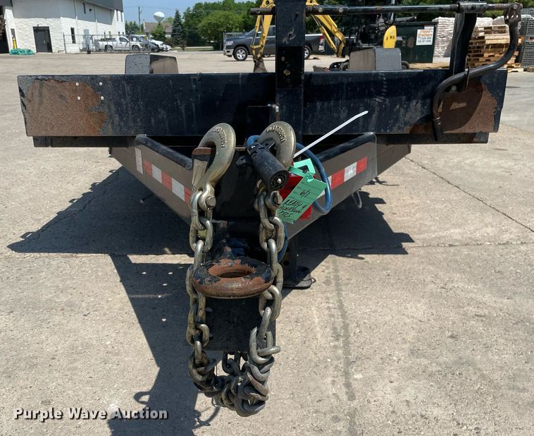 image for item LJ9751 2021 Behnke Enterprise Inc. TBCT2224ET-12K-XL  tilt deck equipment trailer