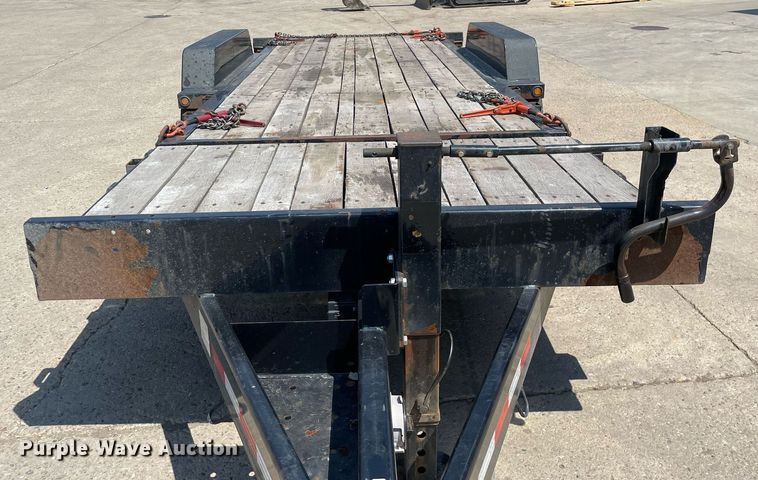 image for item LJ9751 2021 Behnke Enterprise Inc. TBCT2224ET-12K-XL  tilt deck equipment trailer