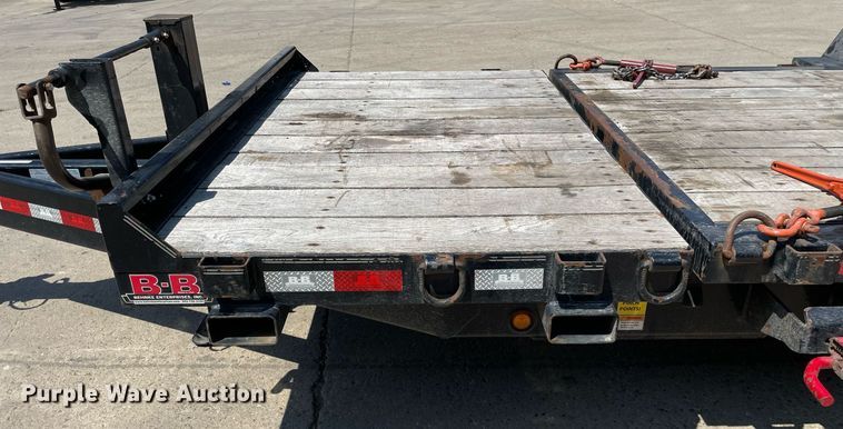 image for item LJ9751 2021 Behnke Enterprise Inc. TBCT2224ET-12K-XL  tilt deck equipment trailer