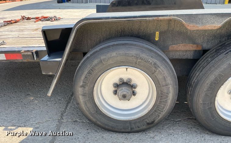 image for item LJ9751 2021 Behnke Enterprise Inc. TBCT2224ET-12K-XL  tilt deck equipment trailer