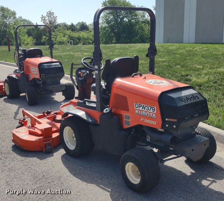 image for item LL9160 2019 Kubota F3990  lawn mower