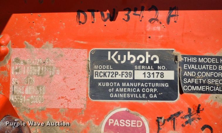 image for item LL9163 2019 Kubota F3990  lawn mower