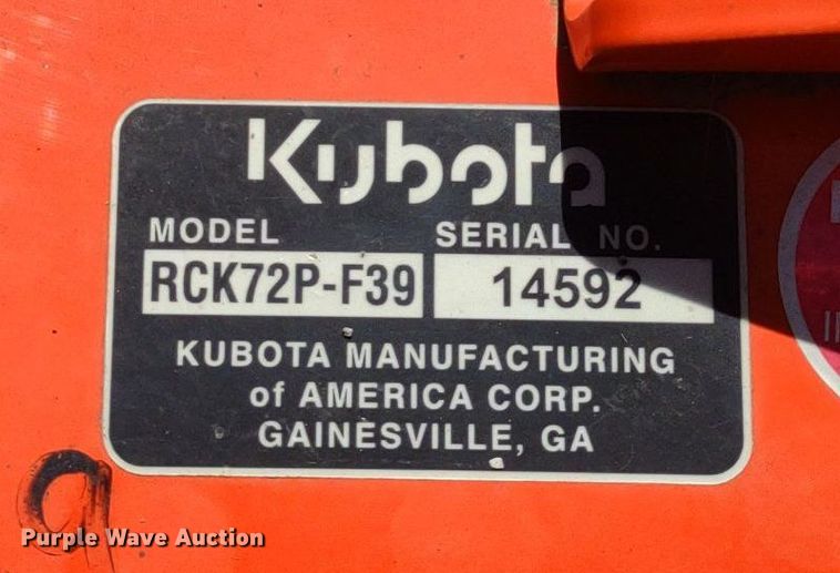 image for item LL9166 2020 Kubota F3990  lawn mower