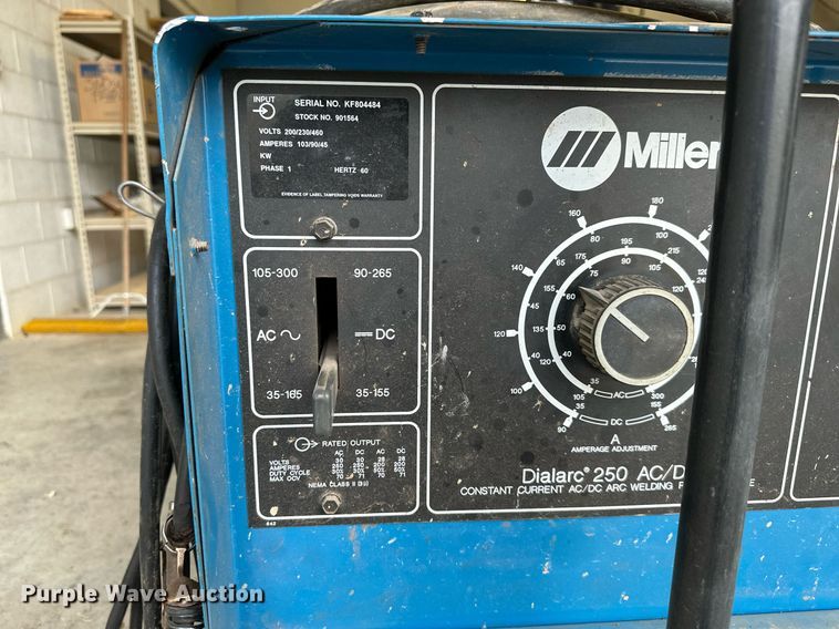 image for item LP9986 Miller Dialarc 250-AC/DC  welder