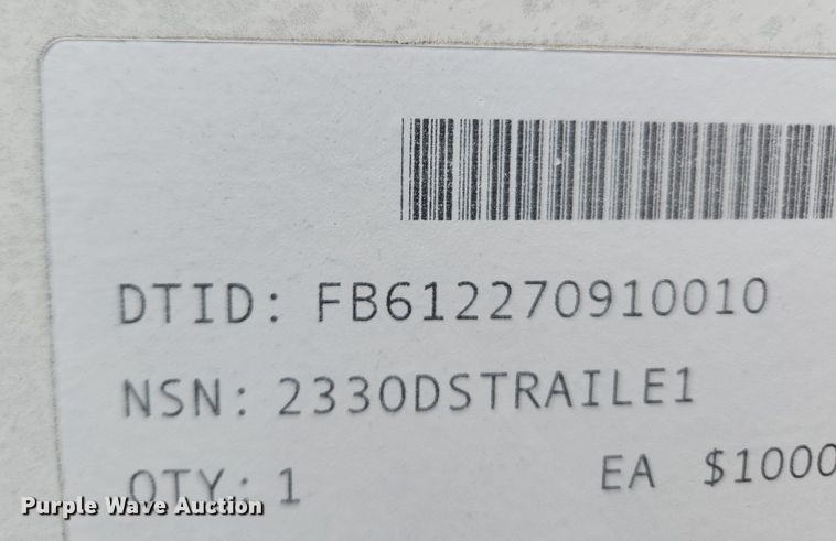 image for item LX9646 2006 K-Z Jag  jobsite trailer