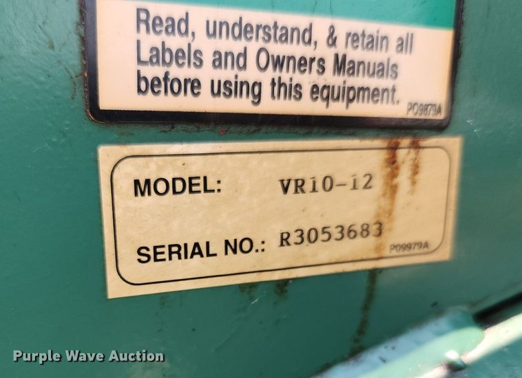 image for item LX9647 Champion VR10-12  air compressor