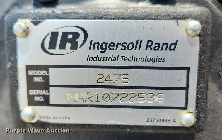 image for item LX9651 Ingersoll Rand Grainger-2475N7.5S  air compressor